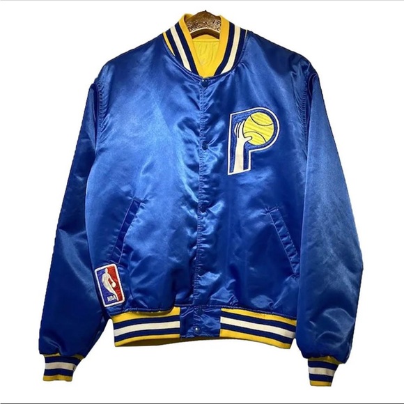 INDIANA PACERS SATIN JACKET - Picture 1 of 3